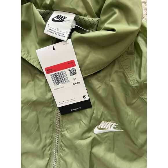 Nike Sportswear Windrunner Ulined Woven Anorak Jacket Green Men Large DQ4910-334 - Picture 8 of 11